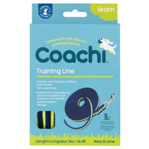 Coachi Navy & Lime Dog Training Line