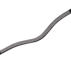 Collegiate Curved Silver Chain Browband