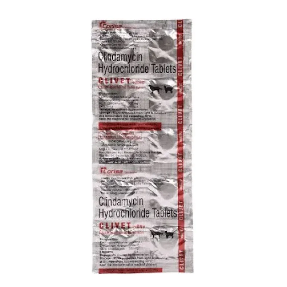 Corise Clivet Tablet (Clindamycin) for Dogs and Cats (10 tablets) - Image 2