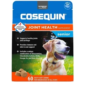 Cosequin Senior Joint Health Dog Supplment, 60 ct.
