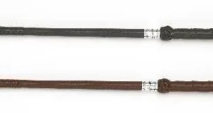 County Perforated Leather Handle Bat 16 Black