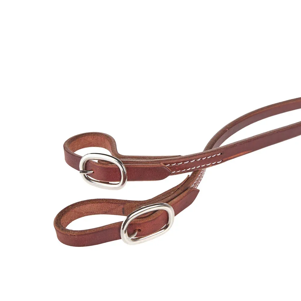 Cowperson Tack 5/8 Inch Buckle End Split Reins - Image 2