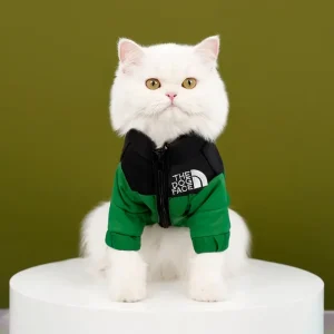 Cozy Cuddler Cat Jacket - Plush Winter Vest