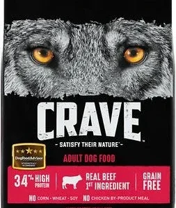Crave Beef Dry Dog Food 22lb