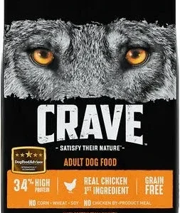 Crave Chicken Dry Dog Food 22lb