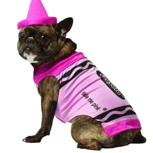 Crayola Tickle Me Pink Pet Dog Costume