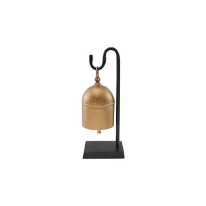 Creative Co-Op Antique Gold Metal Bell