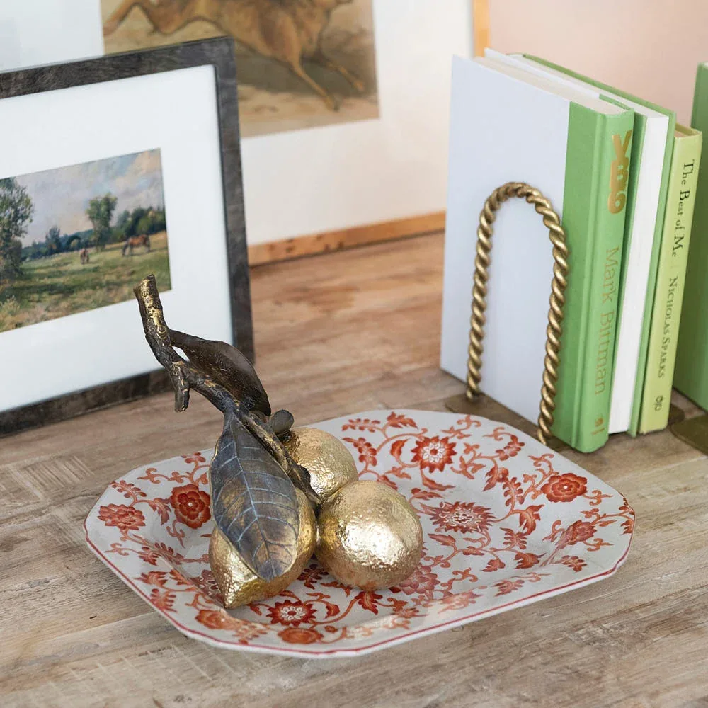 Creative Co-Op Decorative Oblong Tray - Image 2