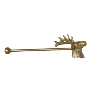 Creative Co-Op Deer Head Candle Snuffer