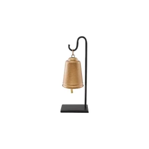 Creative Co-Op Gold Finish Metal Bell