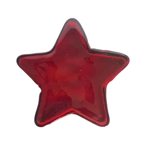 Creative Co-Op Pressed Red Glass Star Decor