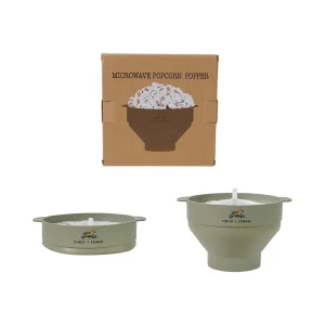 Creative Co-Op Silicone Microwave Popcorn Popper