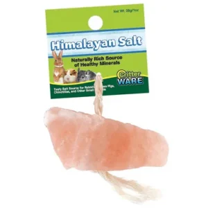 Critter Ware Himalayan Salt on a Rope for Small Animals