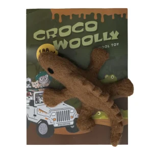 Crocowoolly cat toy