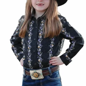 Cruel Denim Girl's Western Print Shirt