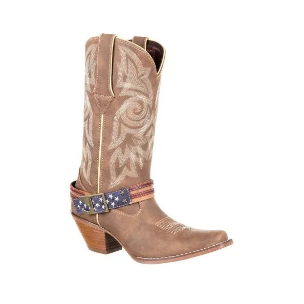 Crush Durango Ladies Rnd Flag Accessory Boots - Image 2