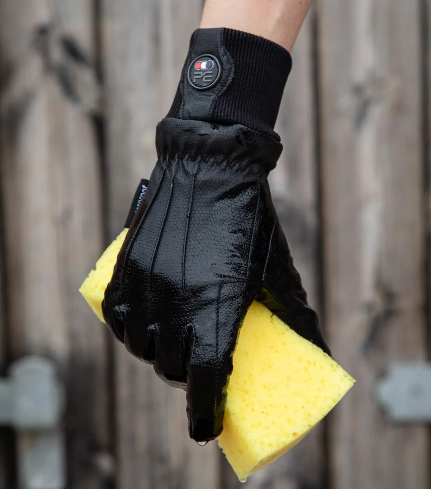 Dajour Waterproof Riding Gloves Black - Image 2