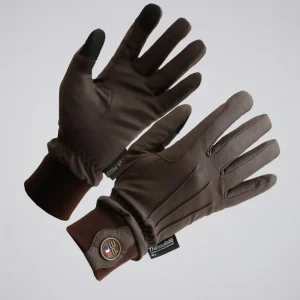 Dajour Waterproof Riding Gloves Brown