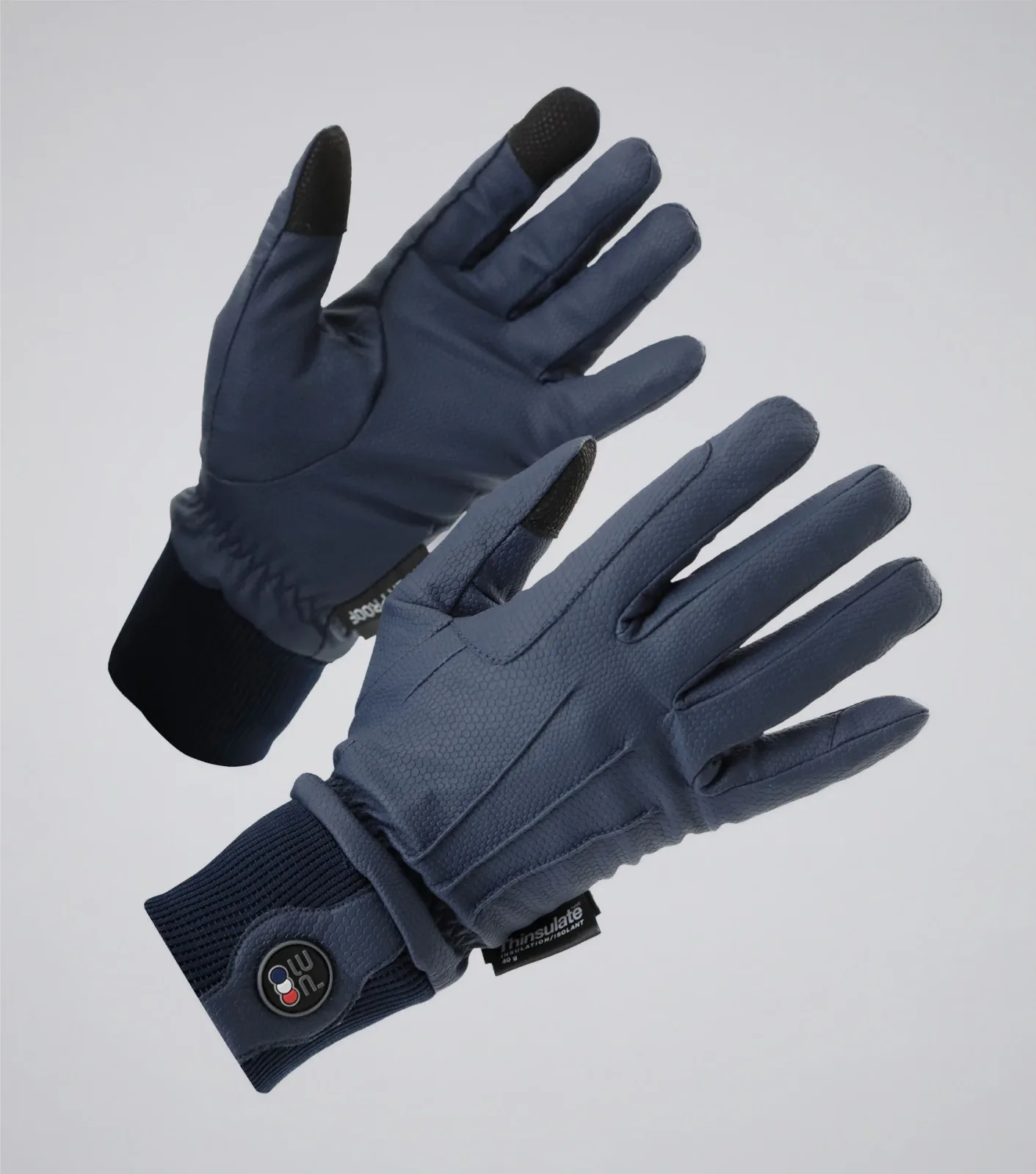 Dajour Waterproof Riding Gloves Navy