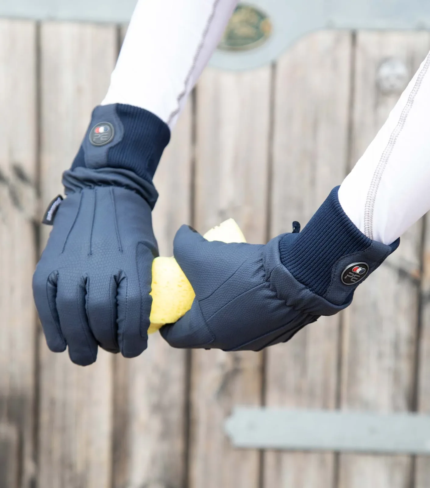 Dajour Waterproof Riding Gloves Navy - Image 2