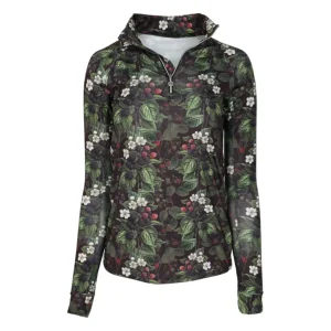Dapplebay Blackberry Daze 1/4 Zip Riding Top
