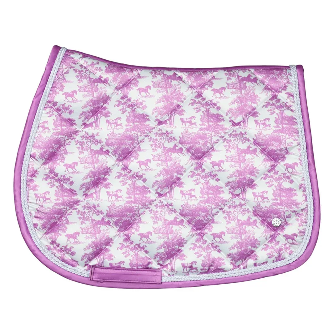 Dapplebay Equestrian Toile Jump Saddle Pad - Image 2