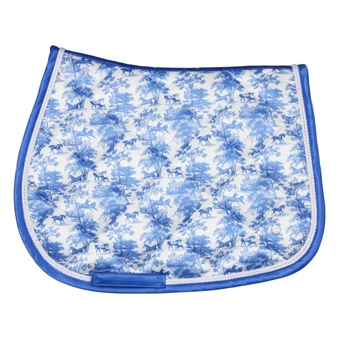 Dapplebay Equestrian Toile Jump Saddle Pad