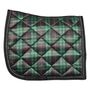 Dapplebay Holiday Plaid Dressage Saddle Pad