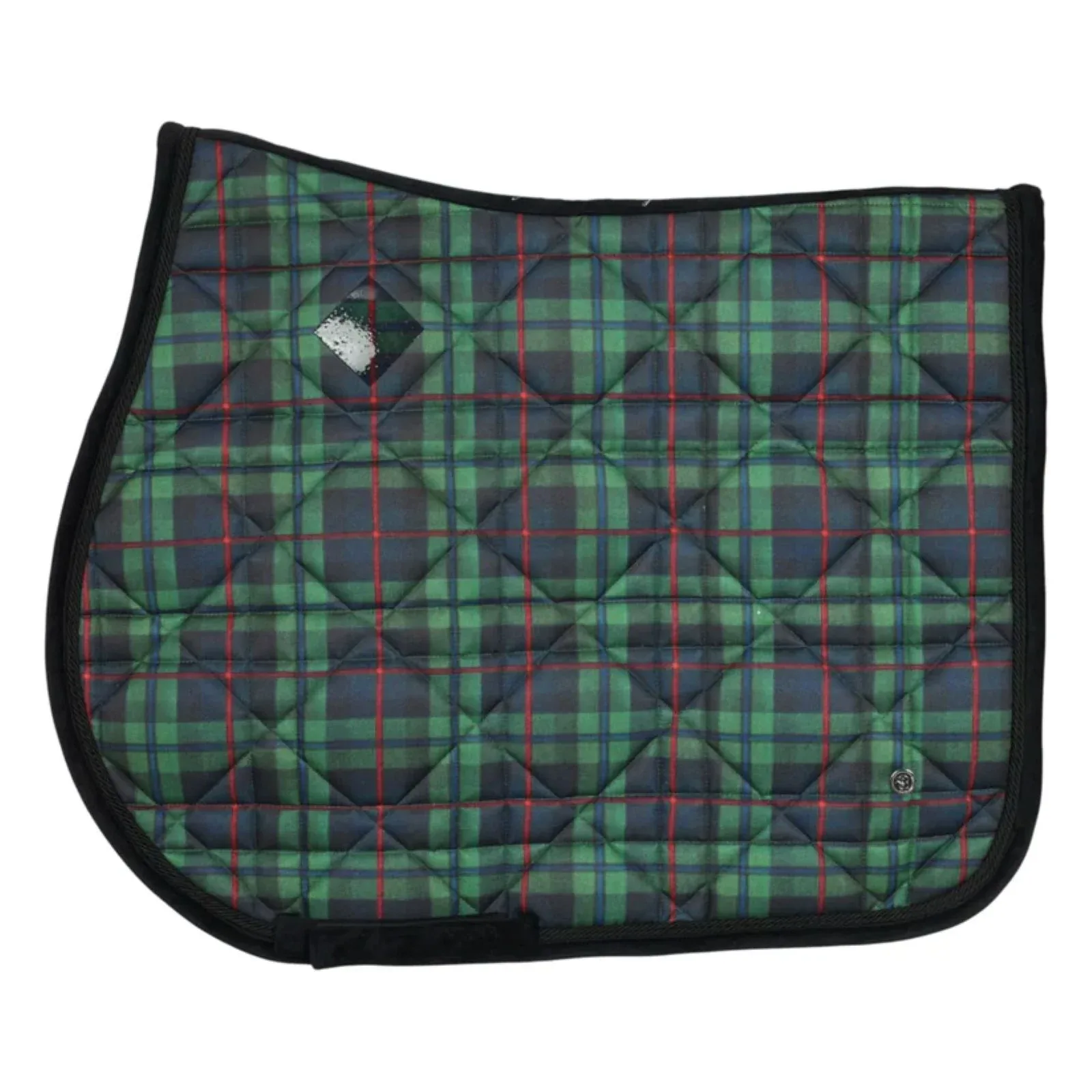 Dapplebay Holiday Plaid Jump Saddle Pad