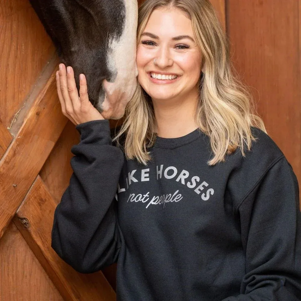 Dapplebay I Like Horses Sweatshirt - Image 2