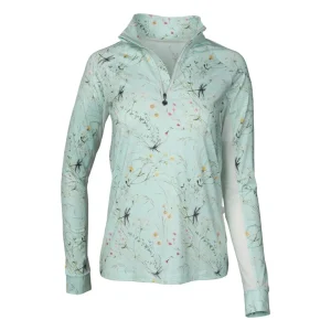 Dapplebay Kids Dragonfly Meadow 1/4 Zip Long Sleeve Top