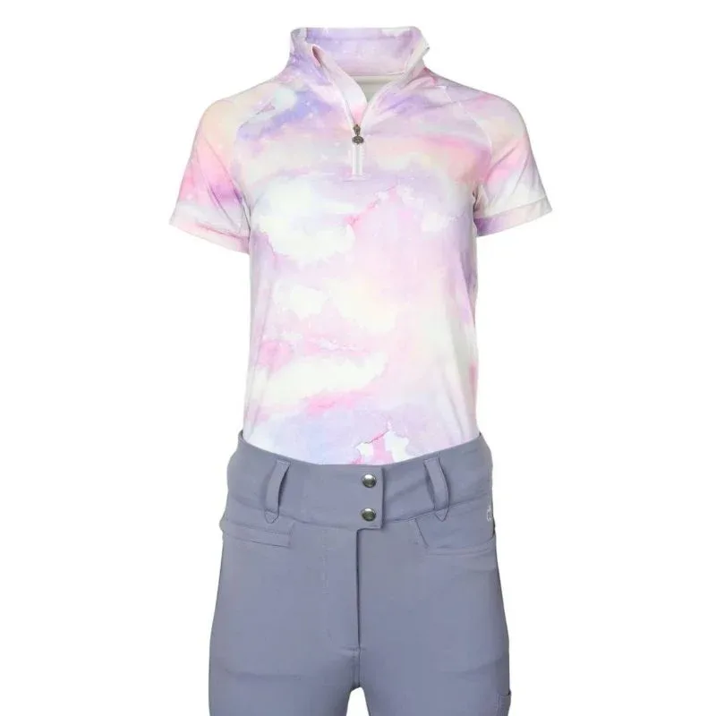 Dapplebay Ladies 1/4 Zip Top SS