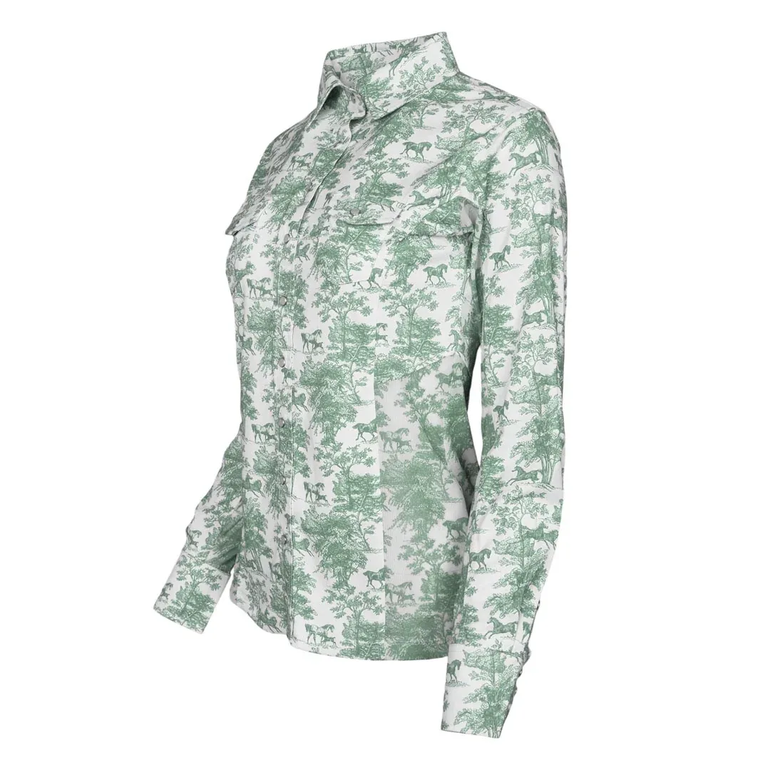 Dapplebay Ladies Equestrian Toile Western Shirt - Image 2