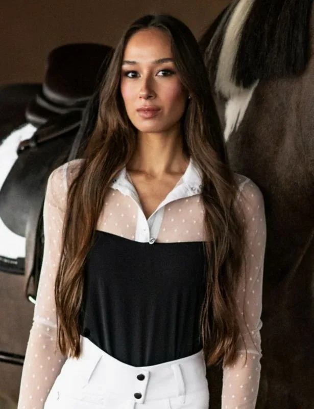 Dapplebay Ladies Shine On Top LS - Image 2