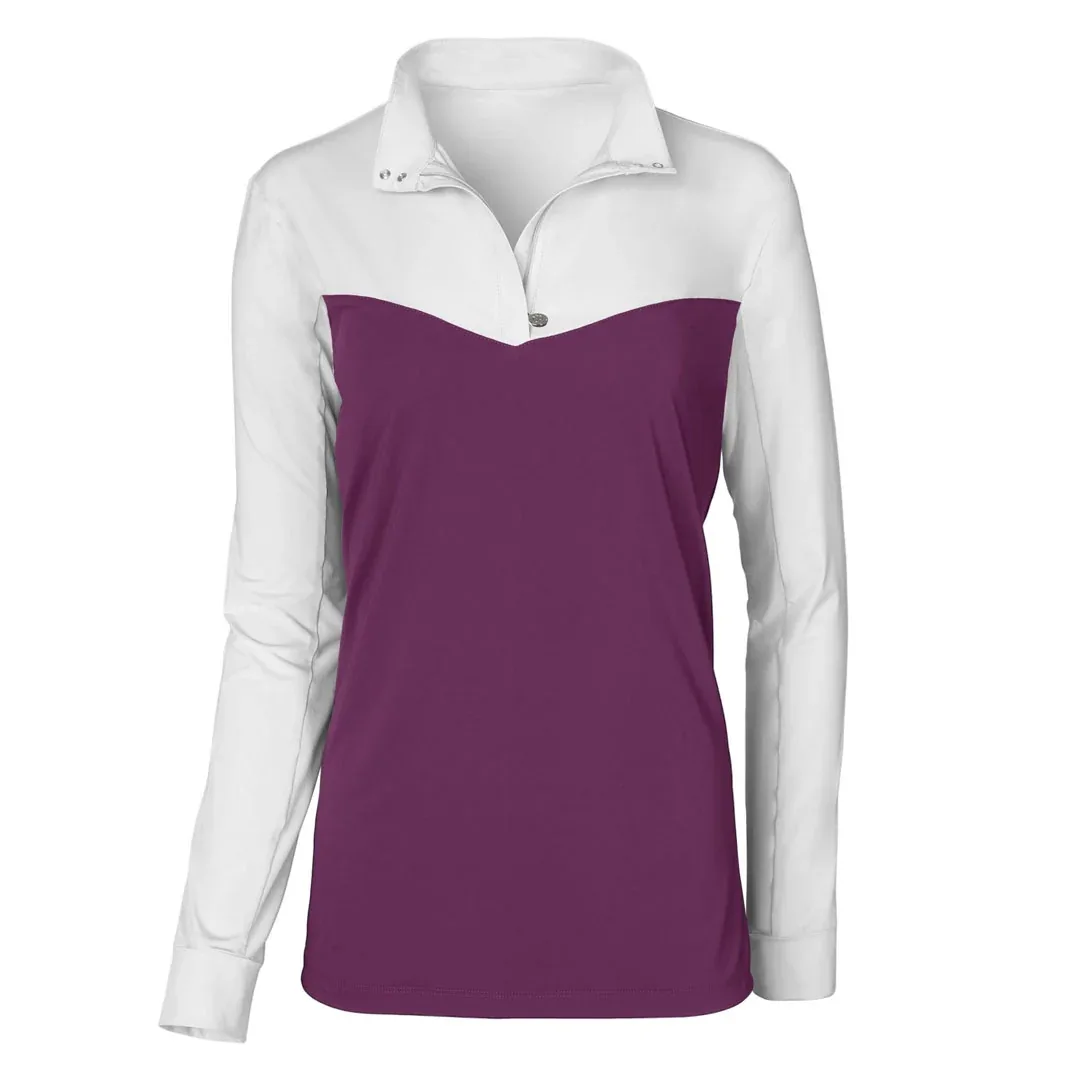 Dapplebay Lady 1/4 Zip Long Sleeve Show Top