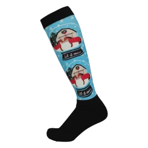Dapplebay Let It Snow Slick Boot Socks
