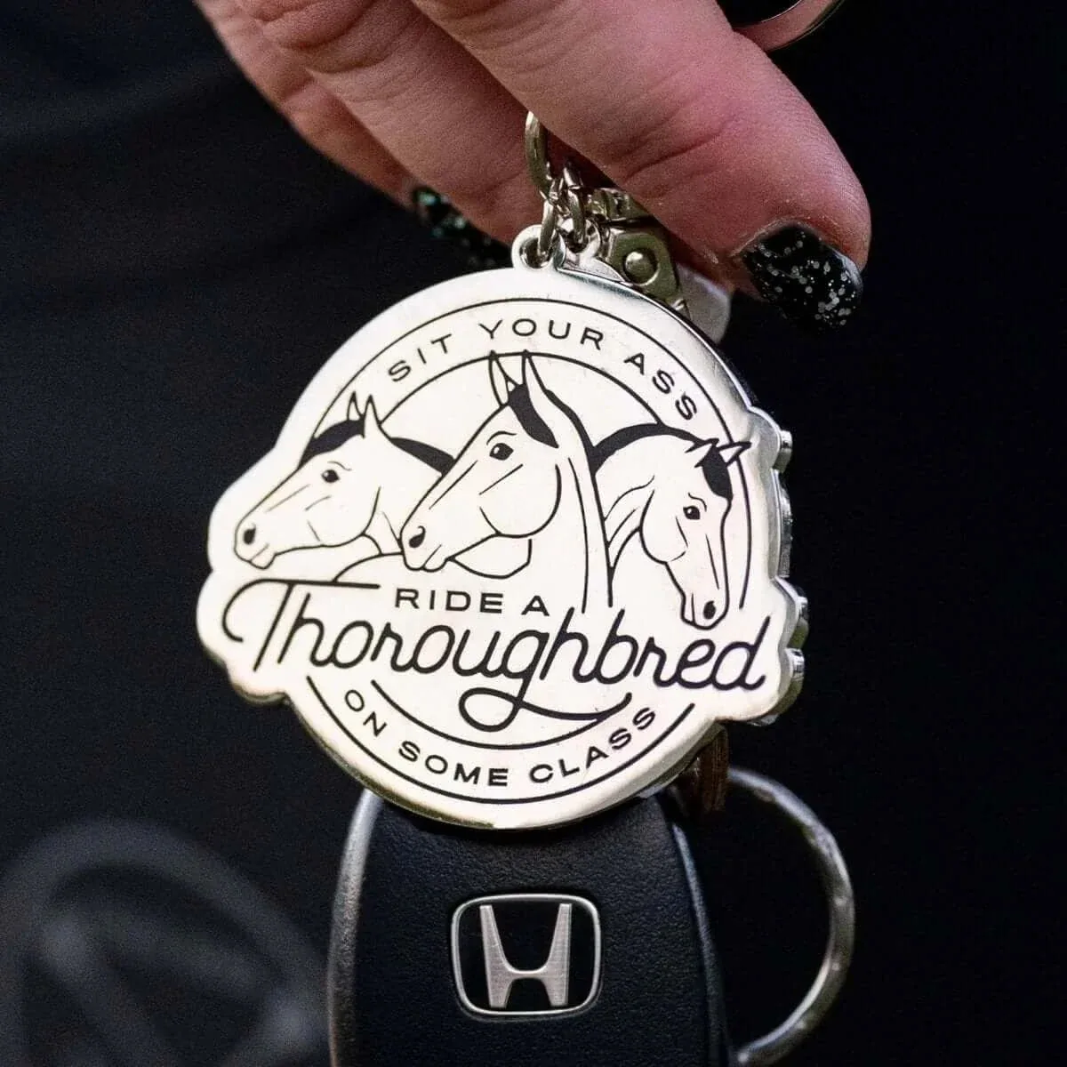 Dapplebay Ride A Thoroughbred Keychain - Image 2