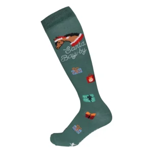 Dapplebay Santa Bay-by Knit Boot Socks