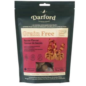 Darford Grain Free Dog Biscuits Bacon Recipe Regular Bacon 12 oz