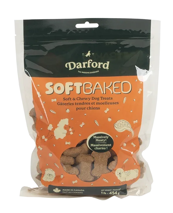 Darford Soft Baked Dog Treats Massively Meaty 1 lb