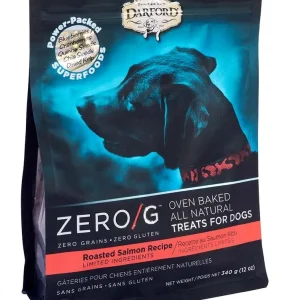Darford Zero/G MINIS Oven Baked Dog Treats Roasted Salmon Recipe Regular Roasted Salmon Recipe 12 oz