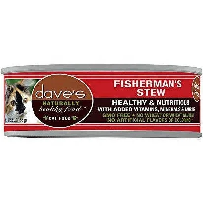 Dave's Pet Cat Naturally Healthy Shredded Fisherman 5.5oz {L+x} C=24 - Image 2
