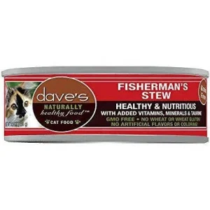 Dave's Pet Cat Naturally Healthy Shredded Fisherman 5.5oz {L+x} C=24