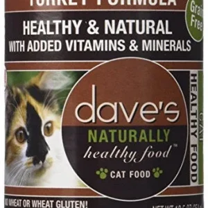 Dave's Pet Food Cat Naturally Healthy Turkey 12.5oz {L+x} C=12