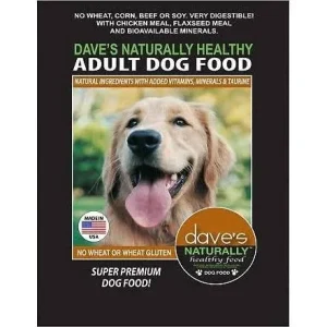 Dave's Pet Food Dog Naturally Healthy Adult 4lb {L-x}