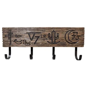 Deleon Cowboy Brands Coat Rack
