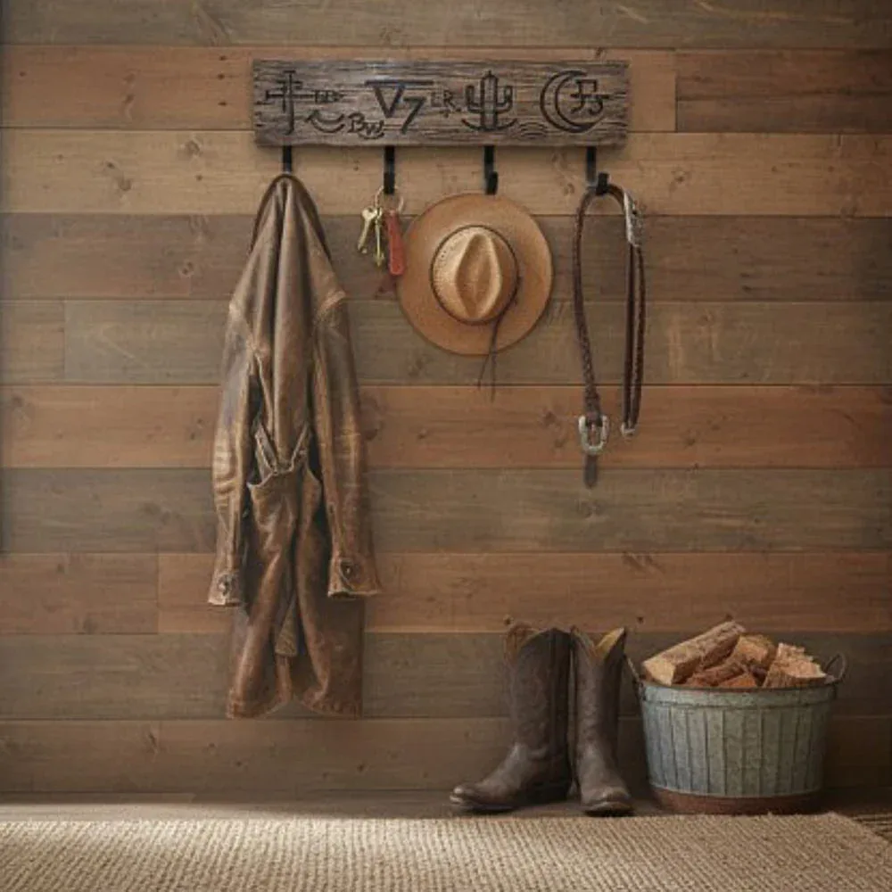 Deleon Cowboy Brands Coat Rack - Image 2