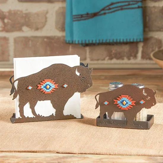 Deleon Pecos Buffalo Napkin Holder - Image 2