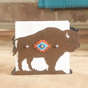 Deleon Pecos Buffalo Napkin Holder