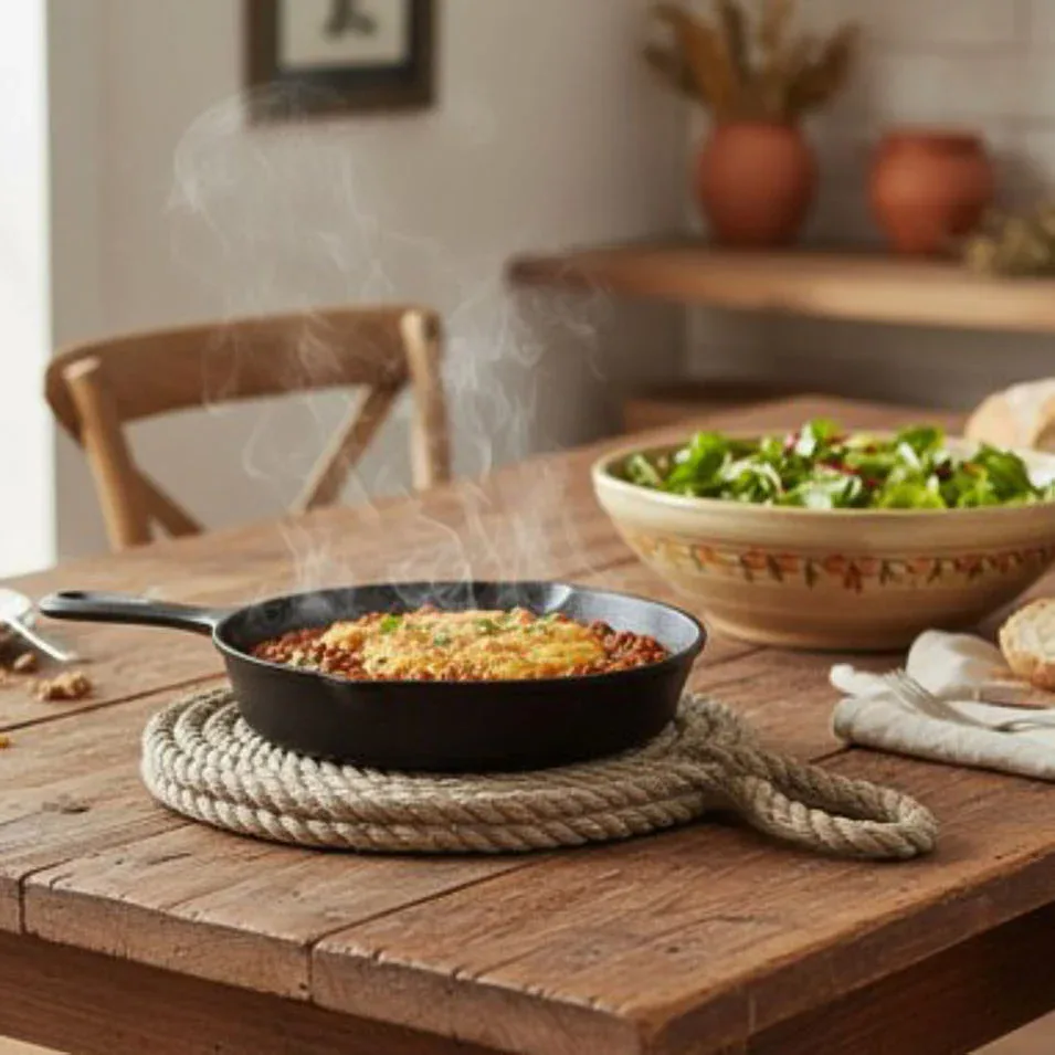 Deleon Sagebrush Range Coiled Rope Trivet - Image 2